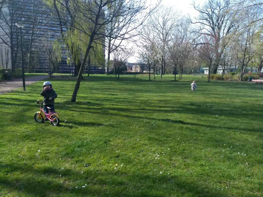 ontspanning in het Albertpark